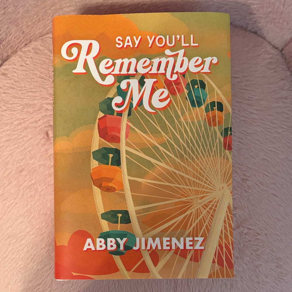 'Say You'll Remember Me' Book - Multicolor Cover